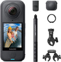 Insta360 X4 Air Motorcycle Ultimate Multiview Bundle - Lightweight 165g 8K 360 Camera, Invisible Selfie Stick, Replaceable Lenses, Shoot First & Frame Later, Built-in Wind Guard, Stabilization