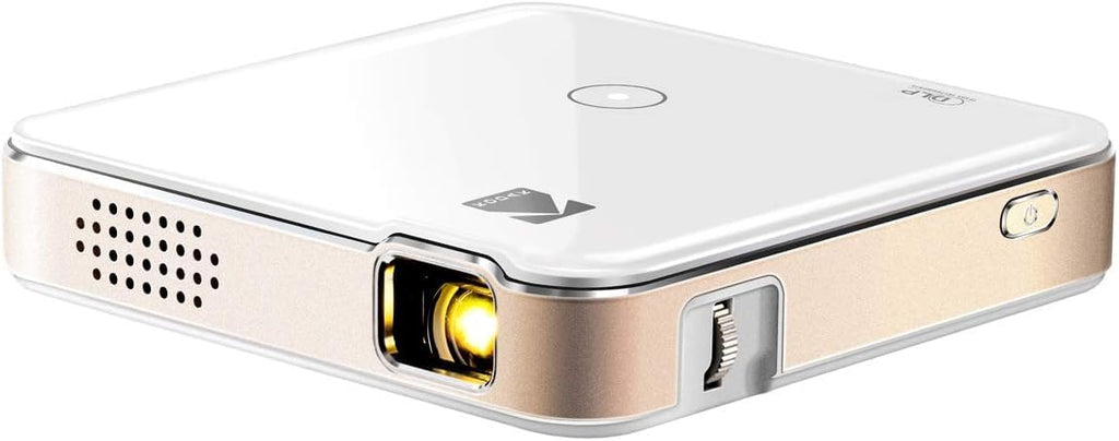 KODAK Luma 150 Ultra Mini Pocket Pico Projector - Built in Rechargeable Battery & Speaker, 1080P Support Portable Wireless LED DLP Video Travel Projector with Carrying Travel Case & 6FT HDMI Cable