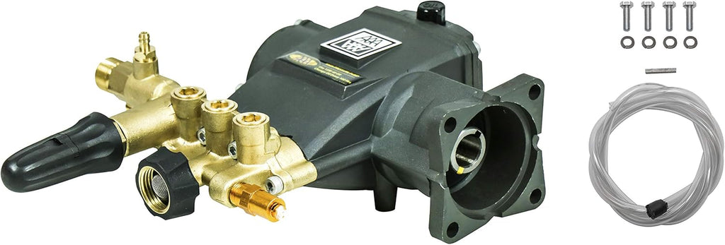 AAA 3700 PSI 2.5 GPM Replacement Triplex Pressure Washer Pump Kit for SIMPSON Gas Power Washer Pumps, 3/4" Shaft, Horizontal Engine Fit, PowerBoost (90037)