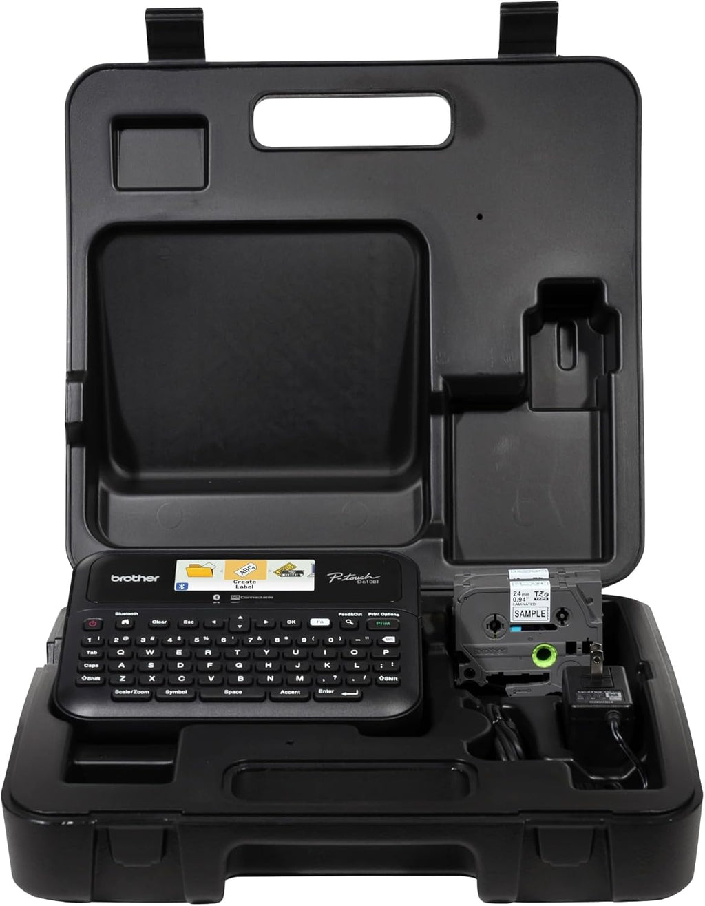 Brother P-Touch PT- D610BTVP Business Professional Connected Label Maker | Connect and Create via Bluetooth® on TZe Label Tapes up to ~1 inch