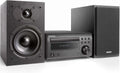 Denon D-M41 Home Theater Mini Amplifier and Bookshelf Speaker Pair - Compact HiFi CD Stereo System with Speakers, FM/AM Tuner, Wireless Bluetooth Amplifier | Perfect for Small Rooms and Home Cinema