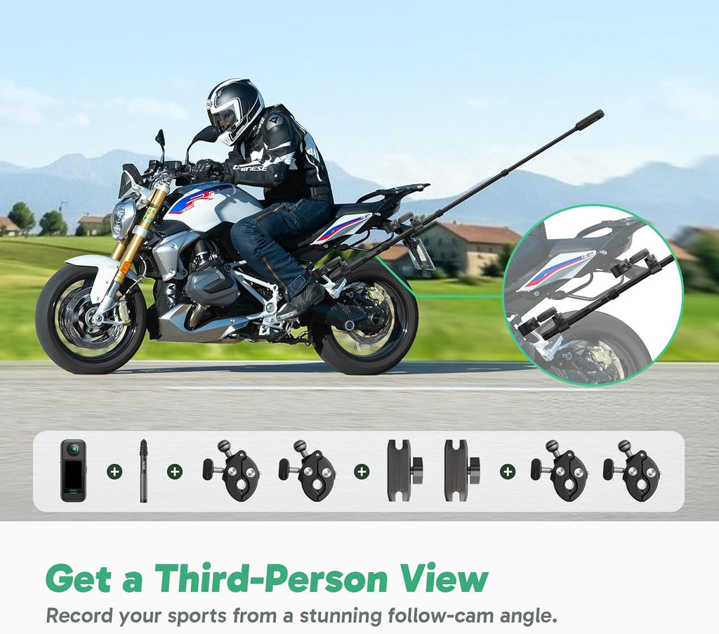AKASO 360 Weatherproof 360 Action Camera - 5.7K 360 Video with 1/2" 48MP Sensors, 72MP 360 Photo, 360-SuperSmooth, Invisible Selfie Stick, 360° Horizon Lock, AI Tracking with 256GB MicroSD Card