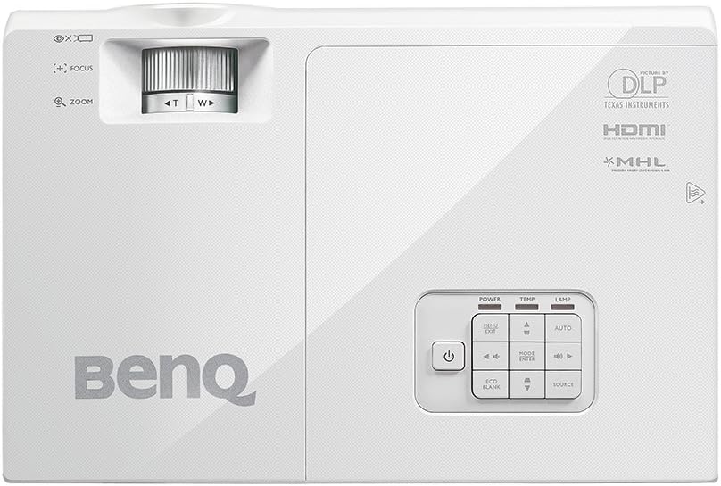 BenQ MH750 1080p High Brightness Projector with 4500 Lumens | Wireless Presentation Capability | LAN Network Control Compatibility