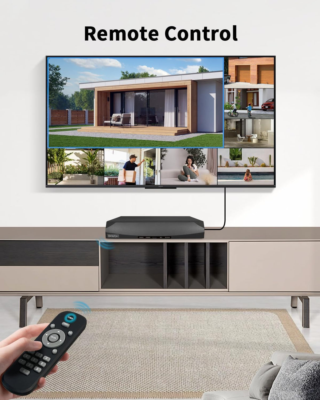 《4K Ultra HD & 100FT IR Night Vision》Wired Outdoor Security Camera System, POE Cameras for Home Security, NVR Video Surveillance Systems with Motion Detection
