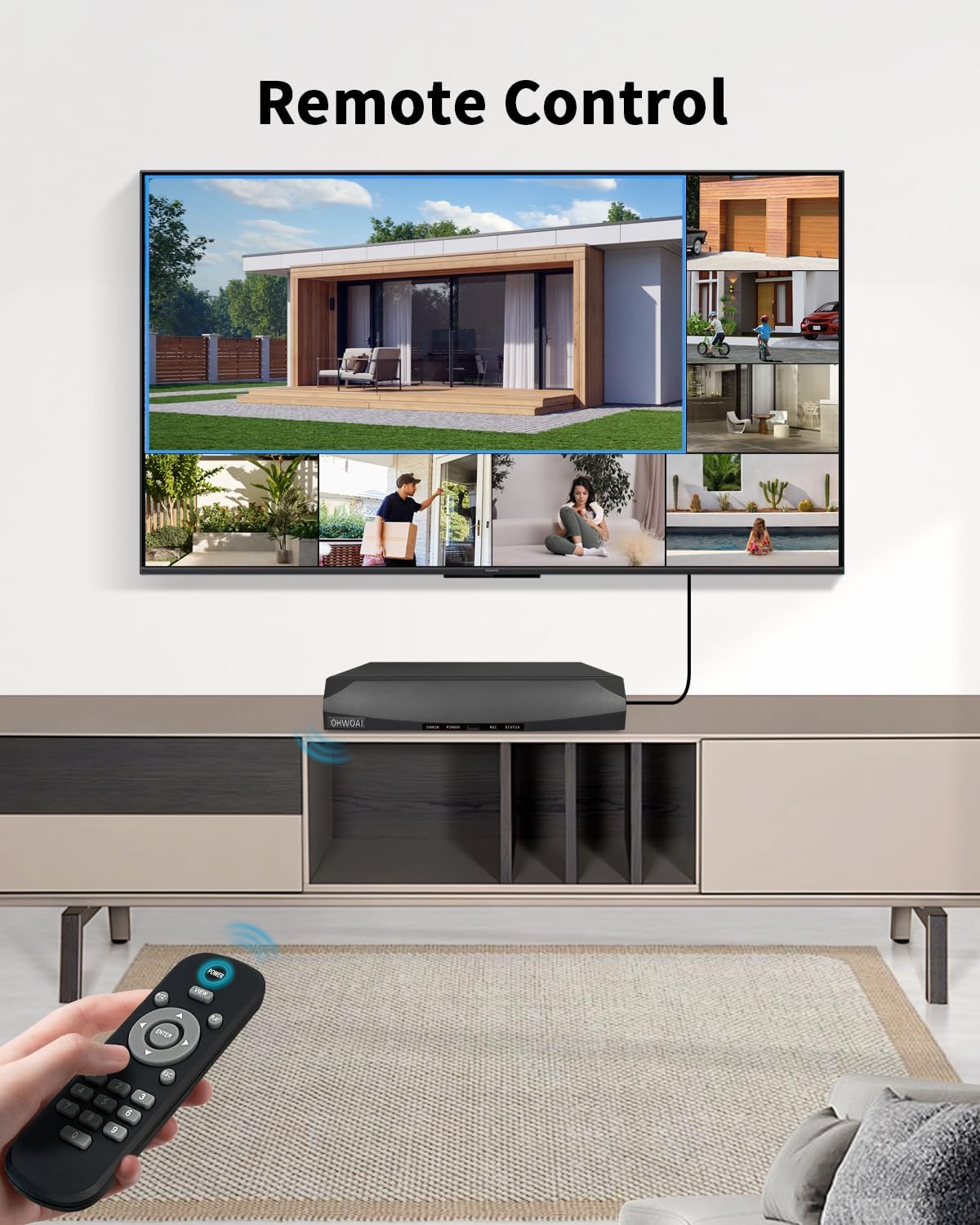 《4K Ultra HD & 100FT IR Night Vision》Wired Outdoor Security Camera System, POE Cameras for Home Security, NVR Video Surveillance Systems with Motion Detection