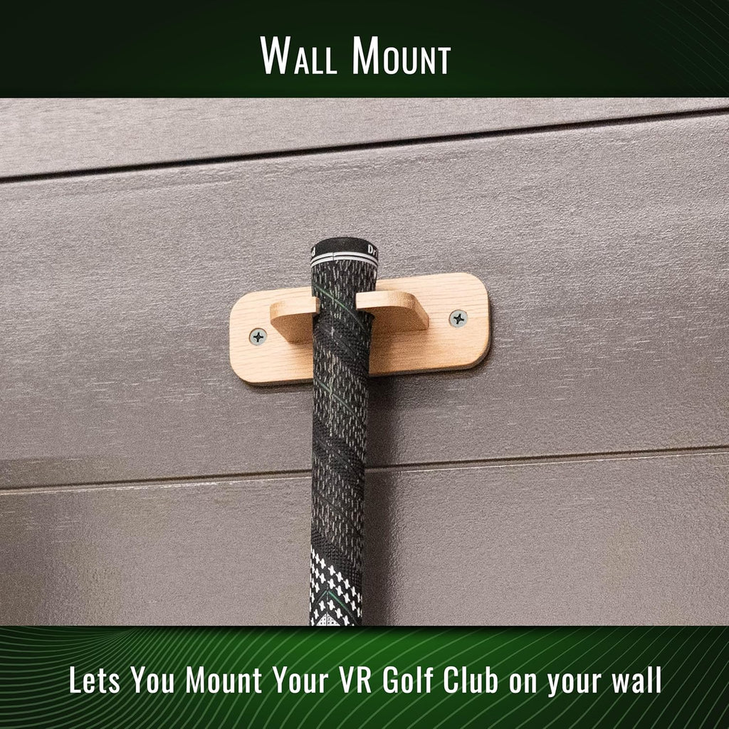 DeadEyeVR - DriVR Golf Club for Quest - Realistic VR Golf Simulator Handle - Weighted VR Golf Club Grip for Enhanced Play (Elite Mini)