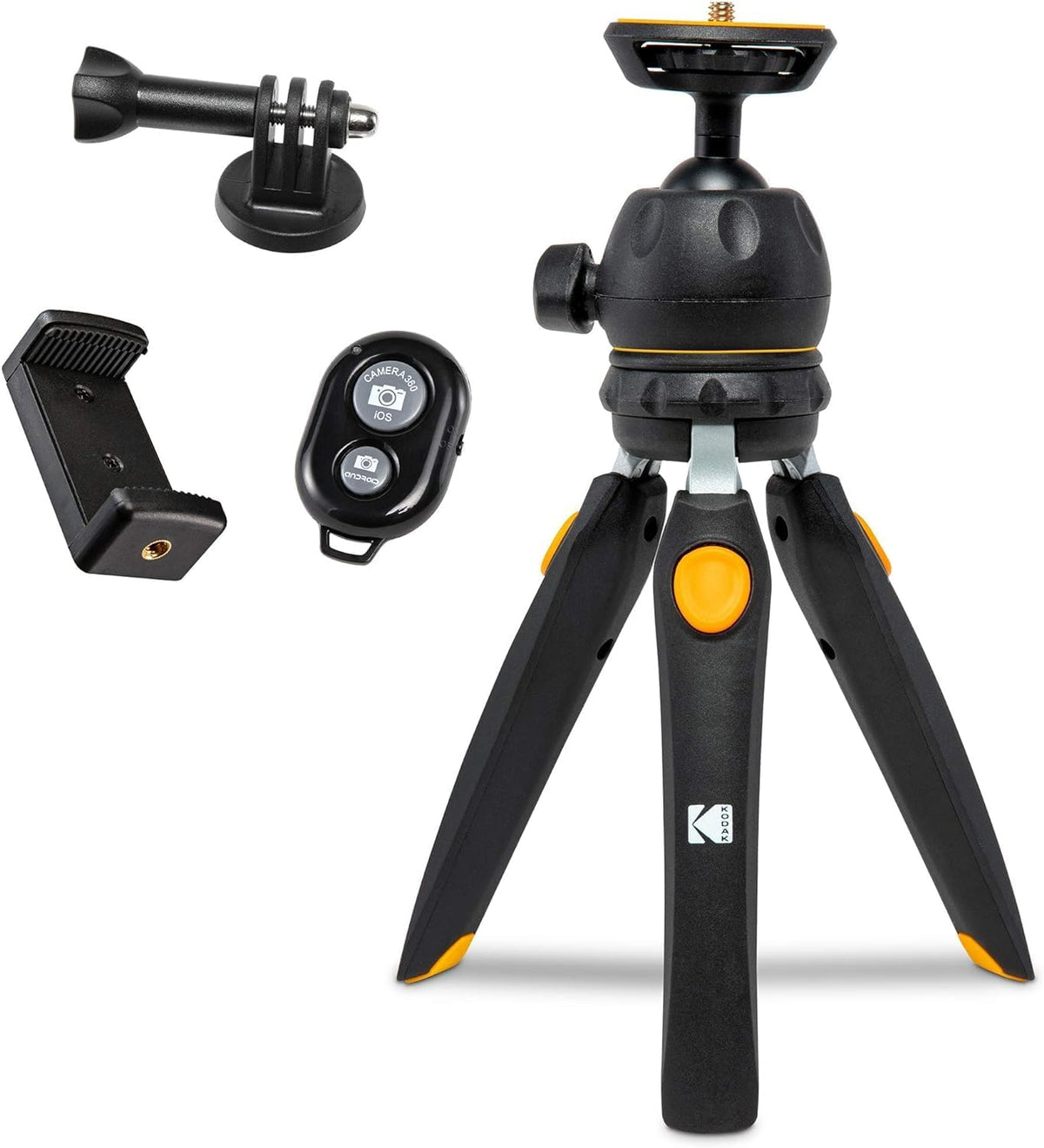 KODAK Luma 150 Ultra Mini Pocket Pico Projector - Built in Rechargeable Battery & Speaker, 1080P Support Portable Wireless LED DLP Video Projector with Travel Case, Kodak 9" Tripod & 6FT HDMI Cable