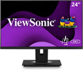 ViewSonic VG2456 24 Inch 1080p Monitor with USB 3.2 Type C Docking Built-in Gigabit Ethernet and 40 Degree Tilt Ergonomics for Home and Office (Renewed)
