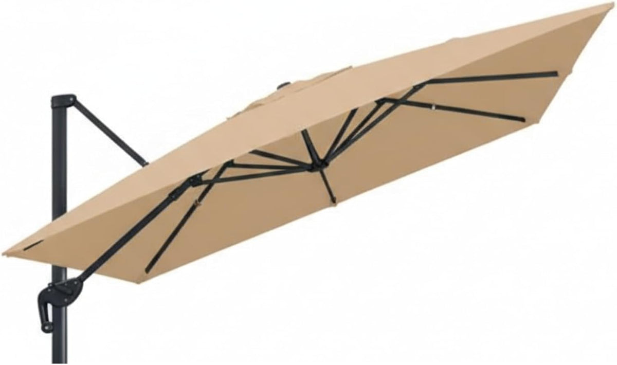 Garden Winds Reinforced RipLock 350 Replacement Canopy Top Cover Compatible with Sunnyglade 10' x 13' Umbrella Models B0854JD5G9, B09M8DPPSR, B09M8GTJDT, B0854CDCY4, B0854CDCY4 - Beige