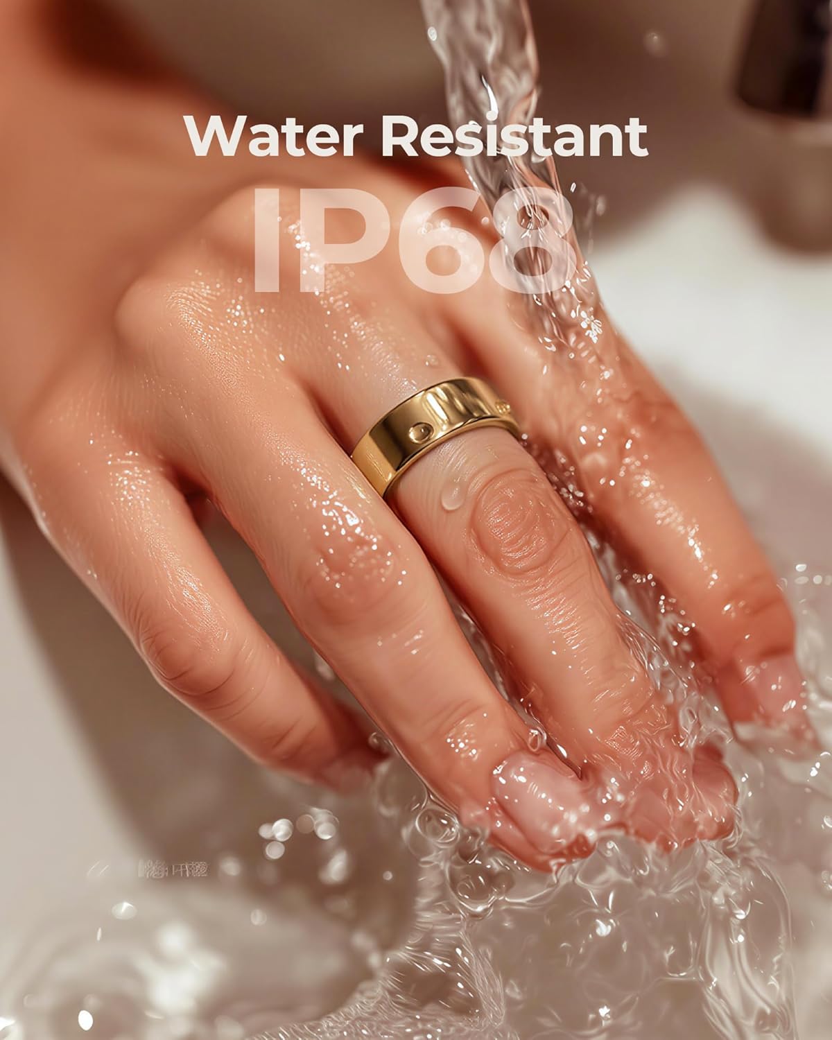 femometer Ring Air | Ultra-Thin Smart Ring | Sleep/Heart Rate/SpO2/Stress | Women's Health & Fertility Tracker with BBT Technology | Hot Flash Monitoring | Free Subscription - Size7