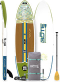 BOTE Wulf Aero Inflatable Stand Up Paddle Board Kit Includes Accessories Adjustable Paddle iSUP Travel Bag Blow Up Pump Safety SUP Coiled Leash Multiple Sizes