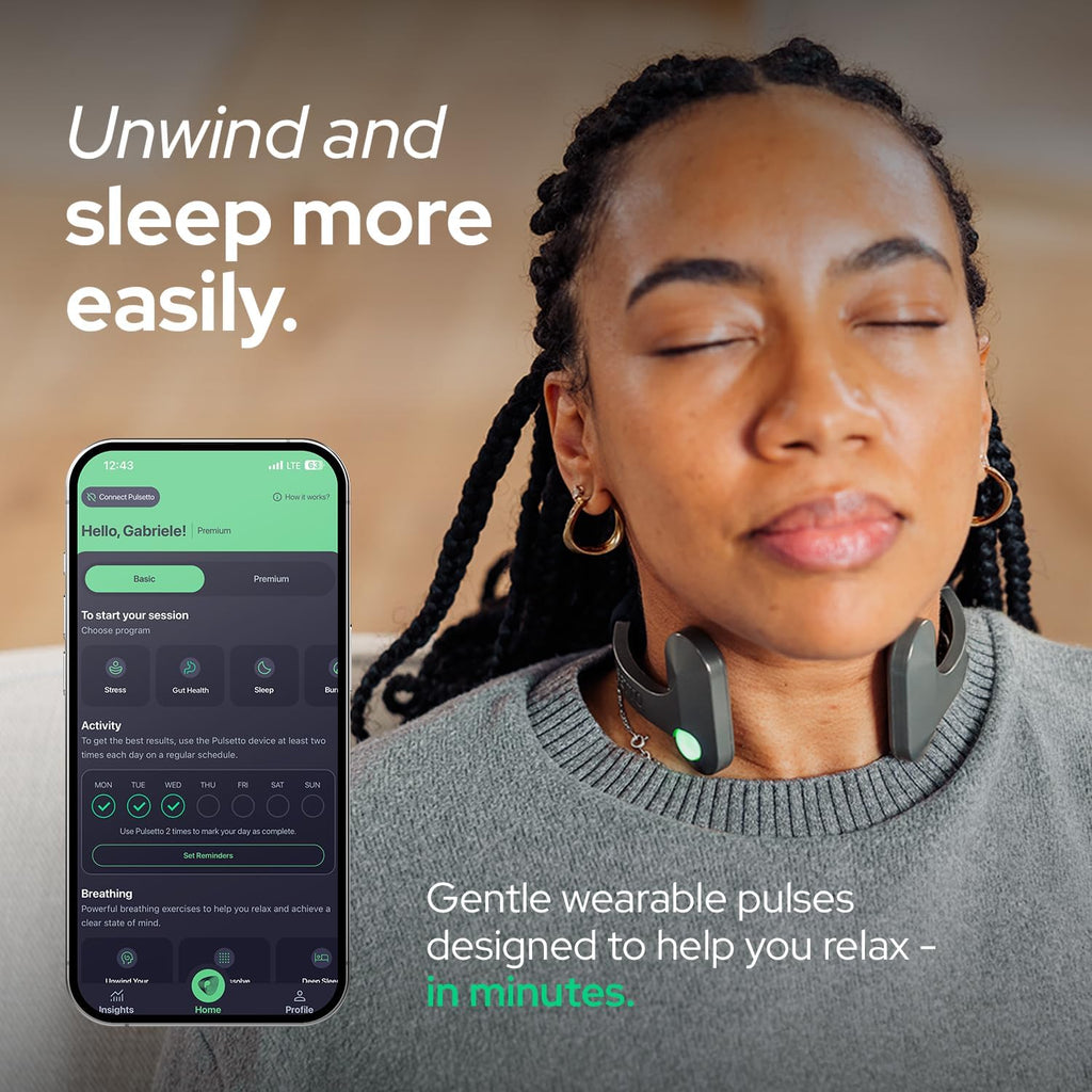 Pulsetto Lite (V1) Wellness Wearable – Relaxation & Daily Wellness Support Device