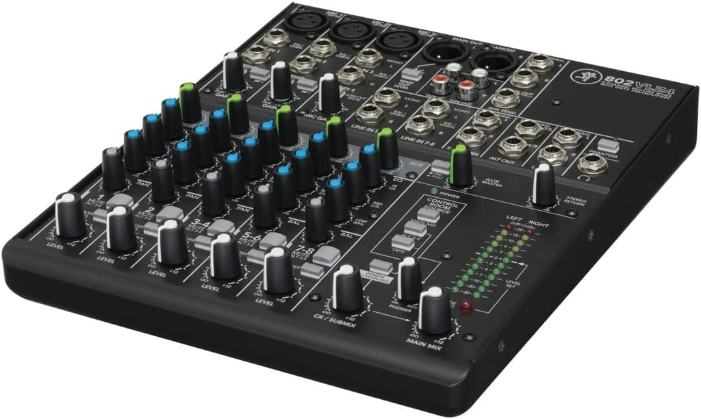 Mackie 802VLZ4, 8-channel Ultra Compact Mixer with High Quality Onyx Preamps