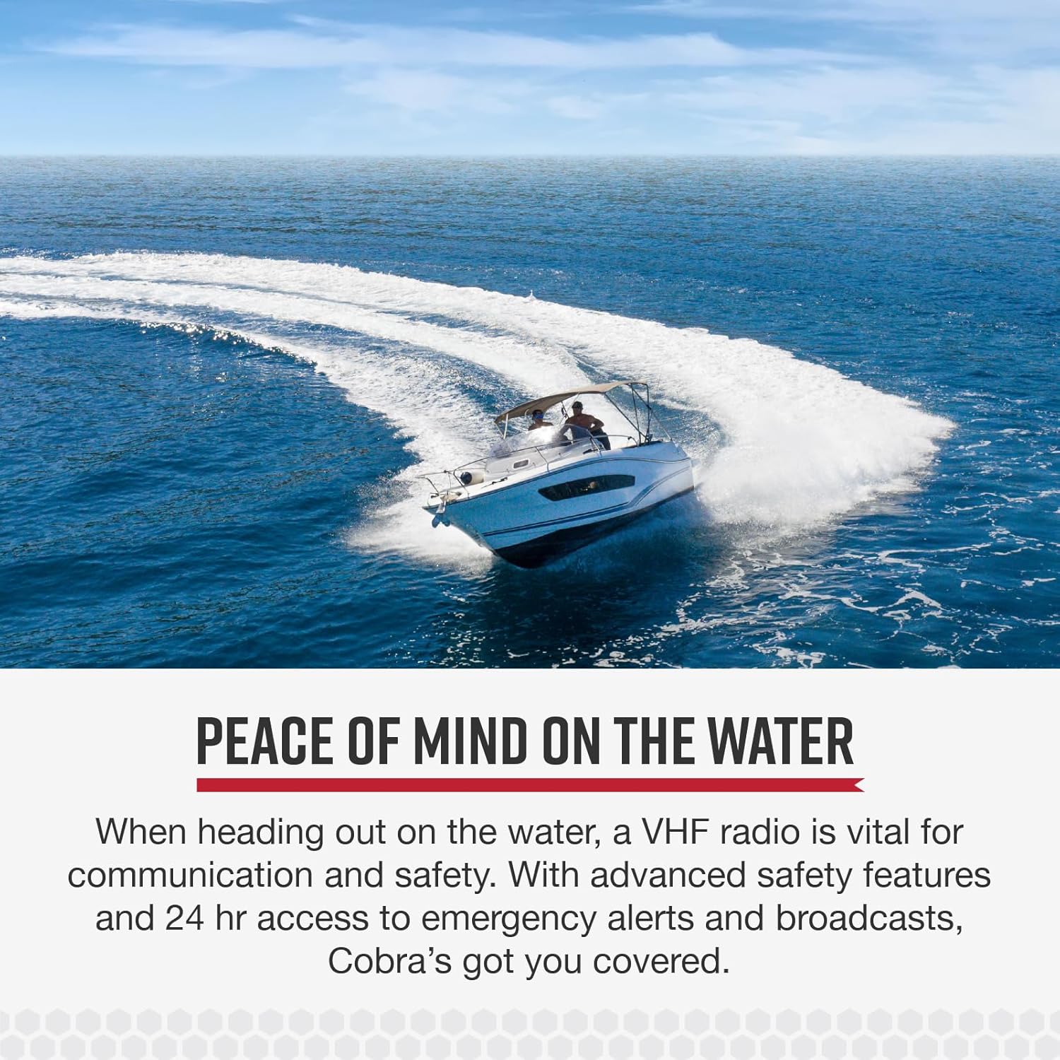 Cobra VHF Marine Radio - MR HH150 FLT - 3 Watt, Floating, Long Range, Handheld, NOAA, International, Waterproof, Submersible, Weather Alerts, LCD Screen, Belt Clip