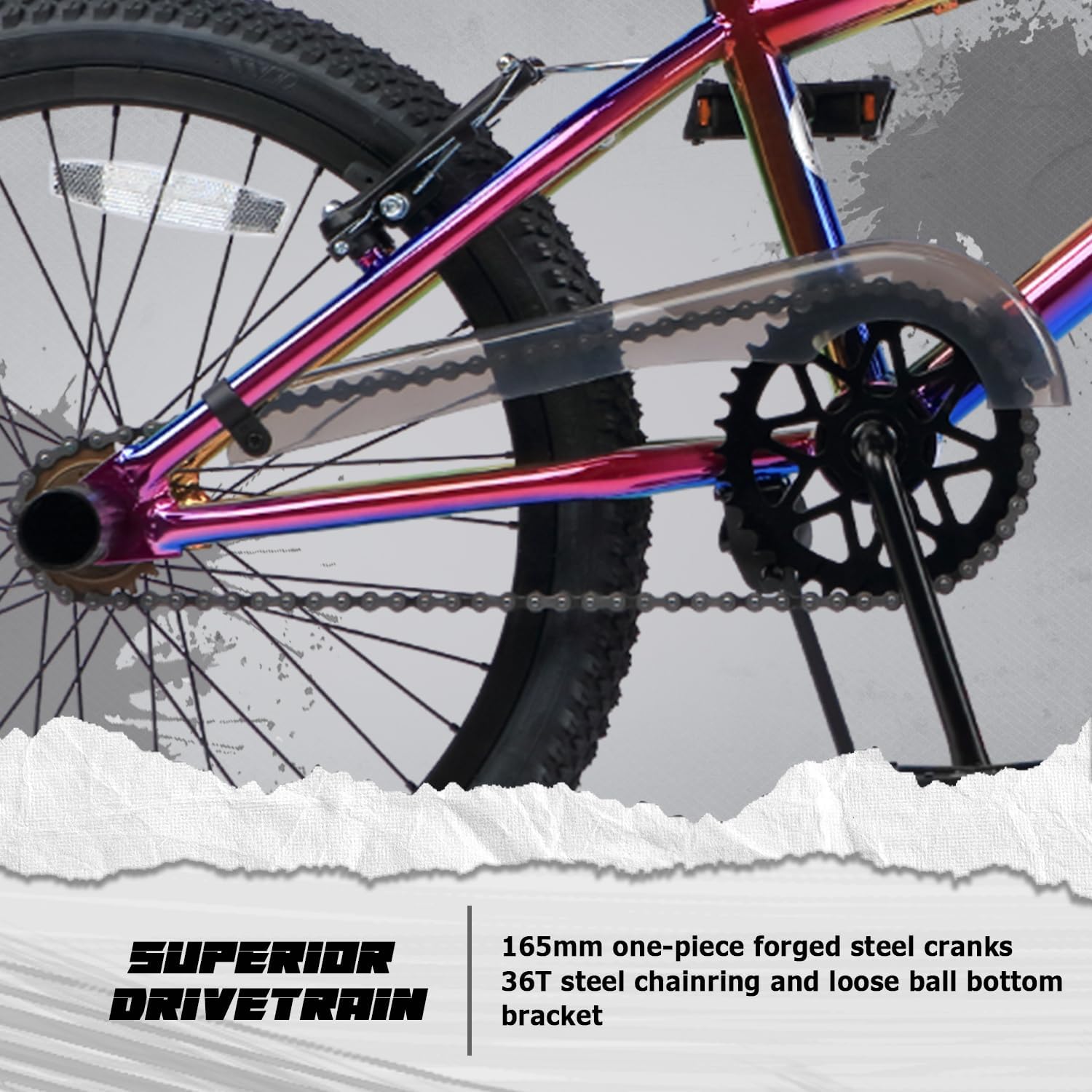 cubsala 20 24 26 Inch BMX Race Bike Trident Bicycles Beginner-Level to Advanced Riders with 2 Pegs, Multiple Colors