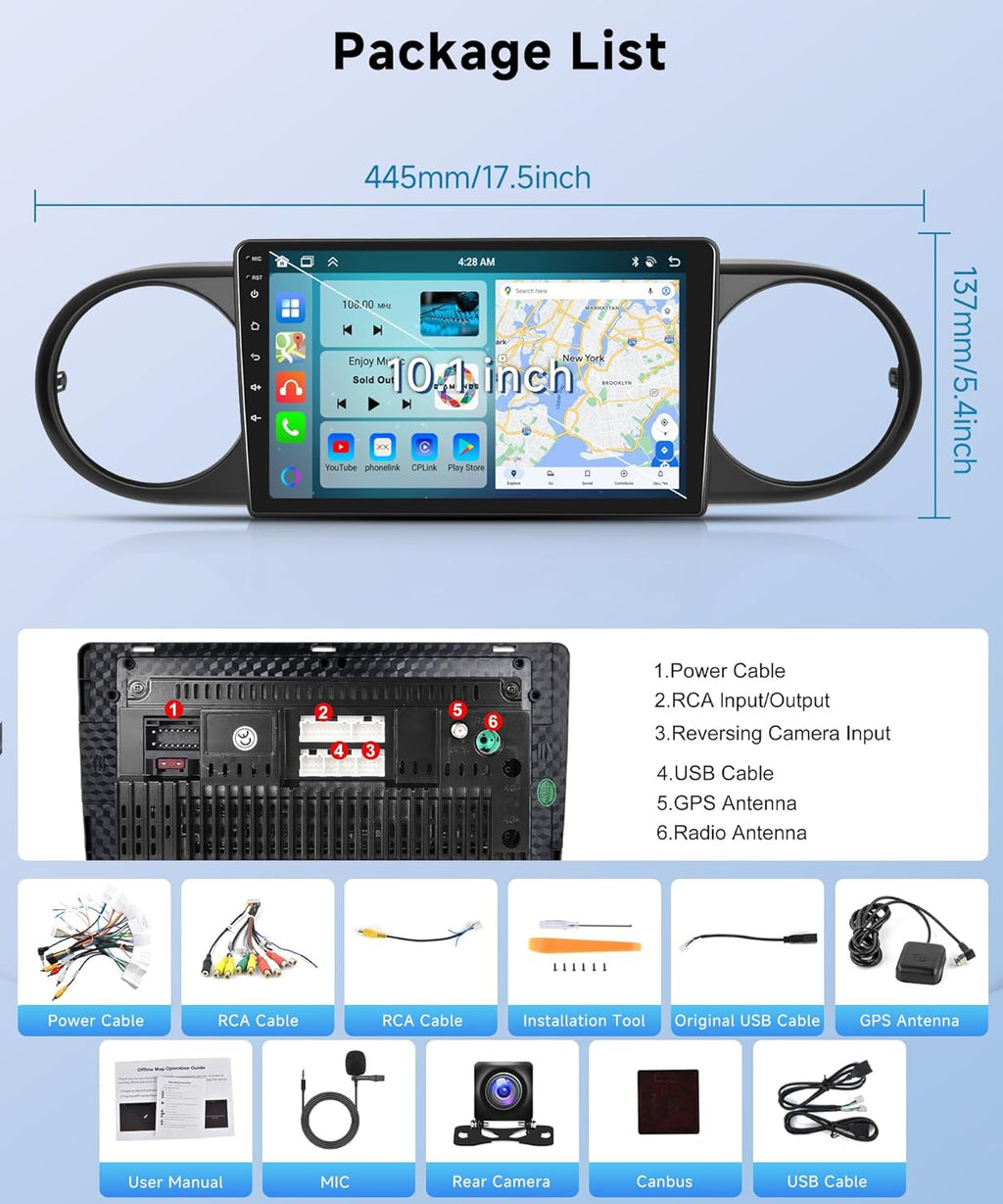 6+128G-8Core Car Stereo for Toyota Scion xB 2007-2019 Wireless Carplay Android Auto,9" IPS Touch Screen,Android/GPS/WiFi/32EQ DSP/59UI/Bluetooth5.0/SWC/Backup Camera&Mic for Scion Radio