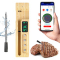 Wireless Meat Thermometer Digital, Smart Bluetooth Instant Read Thermometer .±0.9℉ Accuracy, IP68 Waterproof Food Thermometer for Oven, Smoker, BBQ, Rotisserie, Kitchen