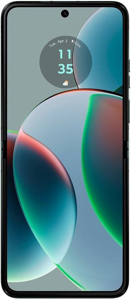 Motorola Moto Razr 40 5G 2023 (128GB, 8GB) 6.9" Foldable AMOLED, Snapdragon 7 Gen 1, Android 13 (T-Mobile Unlocked for Verizon, Metro, Boost, Global 4G) XT2323 (Sage Green) (Renewed)
