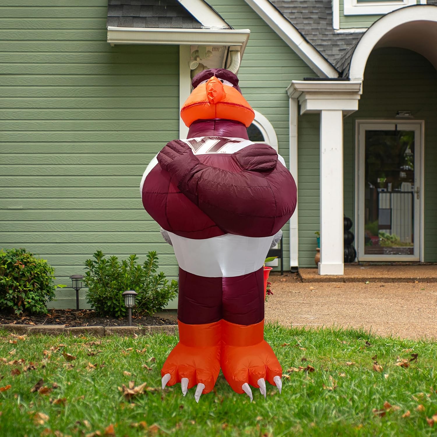 Logo Brands NCAA 7 FT Inflatable Mascot -Powerful 12V Blower & Fast Setup – LED Yard Decoration for Game Day, Tailgates, Holidays – NCAA Team Outdoor Décor