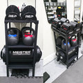 Commercial Heavy Duty Adjustable Dumbbell Stand & Kettlebell Stand, Adjustable Dumbbell Weight Rack, Kettlebell Storage Rack, Weight Rack for Garage/Home Gym/Commercial with Non-Slip Base, Anti-Tip Safety & Space-Saving Design, Weight Capacity 500/60