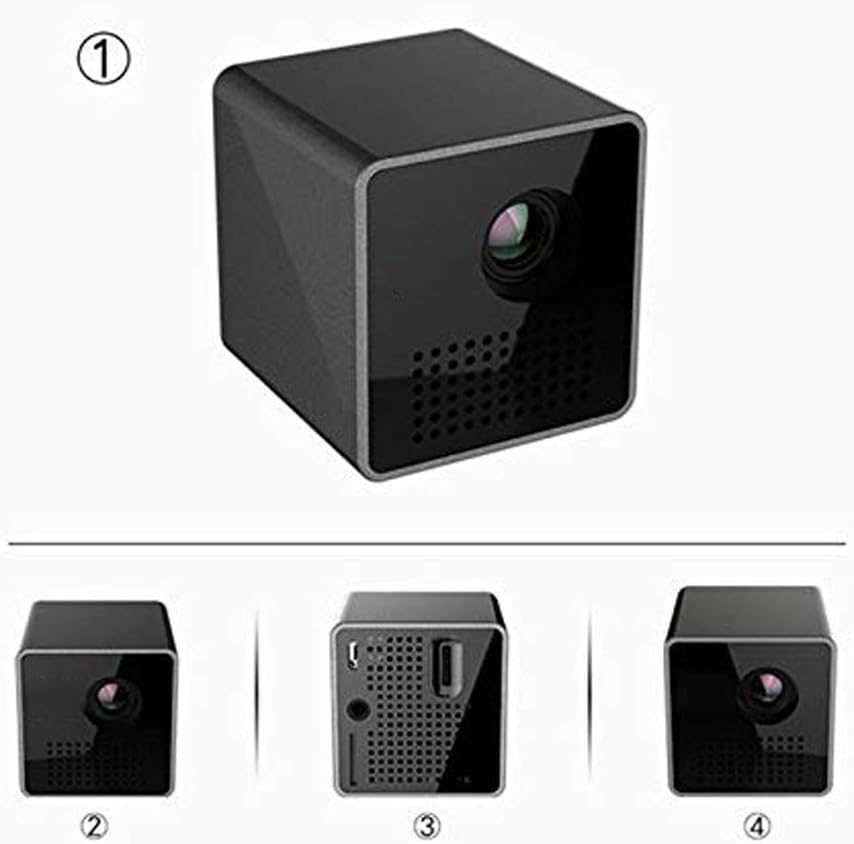 Mini Projector with , Smart DLP Projectors for Outdoor Indoor Movies, Mobile Projector Bracket