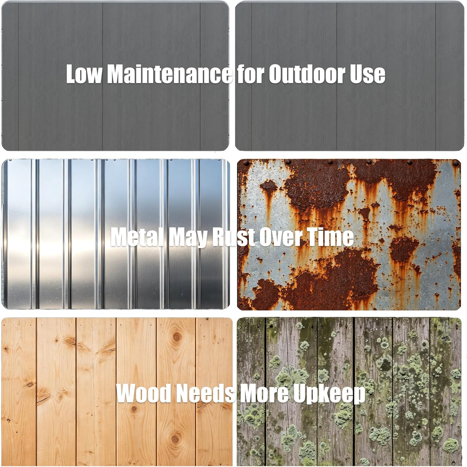 MNLR Resin Storage Shed 4x6 FT with Floor - Weatherproof Outdoor Plastic Tool Shed with Sloped Roof, Built-in Vents & Padlock-Ready Door, Small Garden Shed for Backyard Patio Lawn