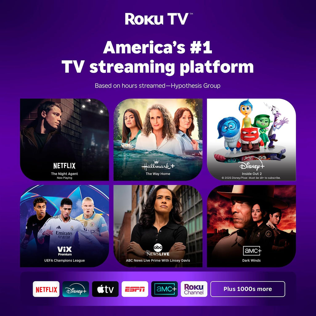 Aurzen Roku TV Smart Projector with Wifi and Bluetooth, D1R Cube Roku Streaming Experience Built-in, Sealed Optical Engine, 1080P FHD, DoIby Audio, Portable Mini Projector for Home/Outdoor Movies