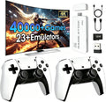 2026 New Wireless Retro Game Console, 23 Emulators and 40000+Games, Plug and Play 4K HDMI TV Game Stick, with Dual 2.4G Wireless Controllers (81G)