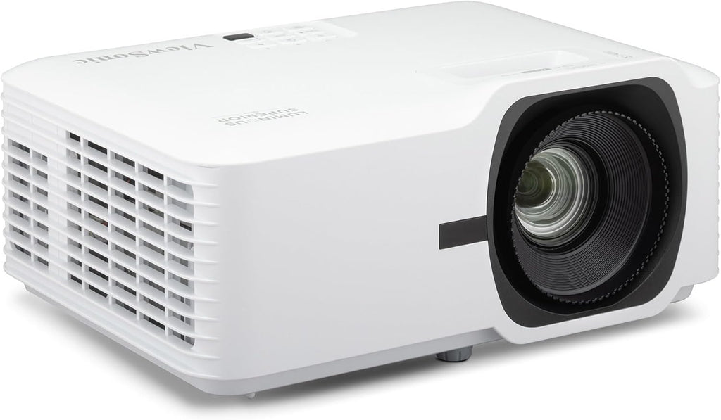 ViewSonic LS630W 4500 Lumens WXGA Laser Projector, Maintenance-Free for Smooth Office Productivity, 1.3x Optical Zoom, H/V Keystone, and 360-Degree Projection for Easy Setup, USB, and HDMI Inputs