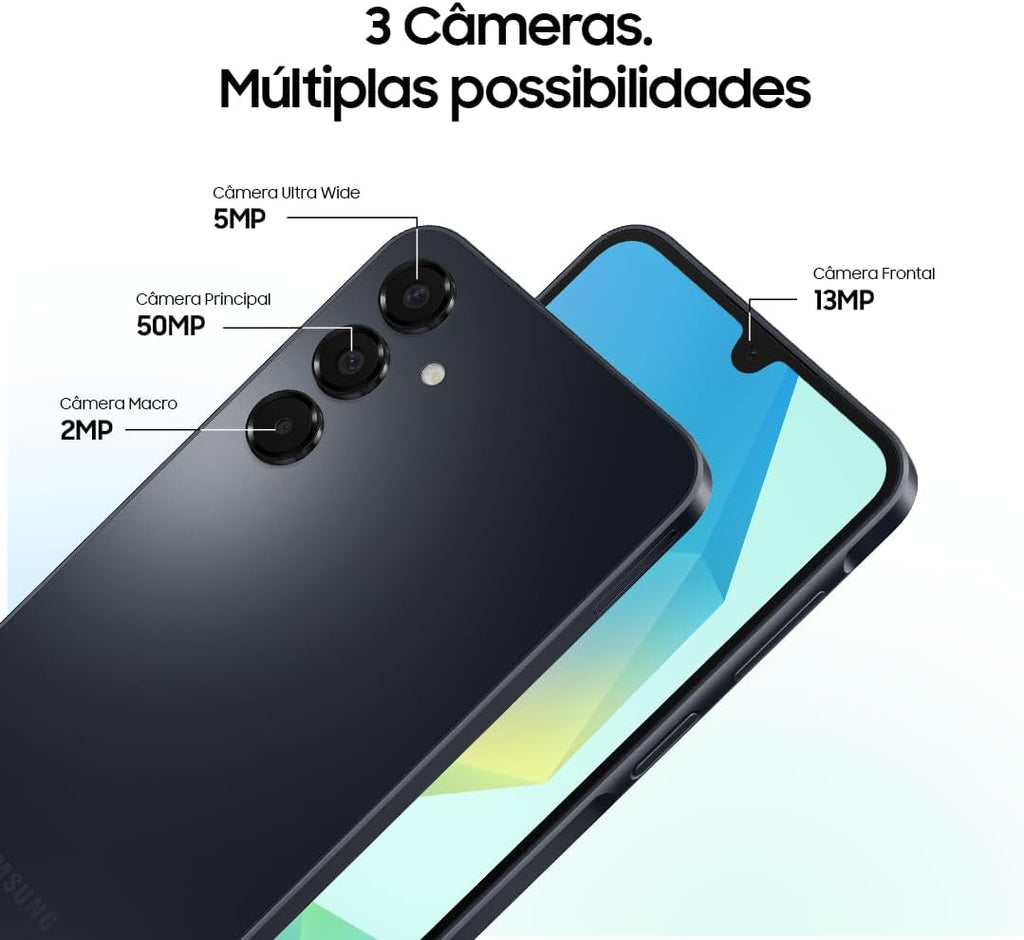 Samsung Galaxy A16 4G Dual SIM (128GB, 2025) 6.7" 90Hz AMOLED, Splash Resistant, 8Core, 50MP Camera (Factory Unlocked International Model for GSM, Global) A165M/DS (25W Fast Charger Bundle, Grey)