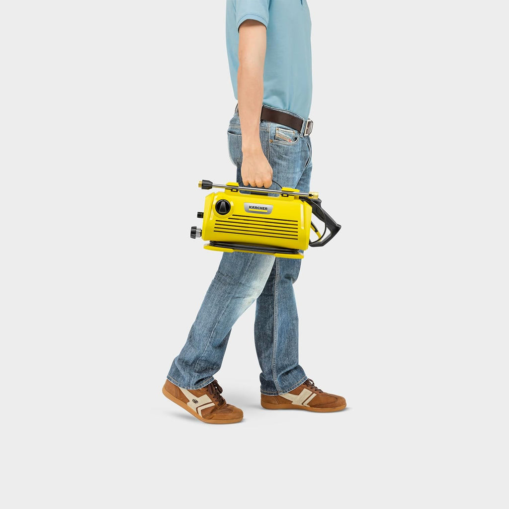 Kärcher K 2 Horizontal 1700 PSI Portable Electric Pressure Washer for Compact Home and Vehicle Cleaning