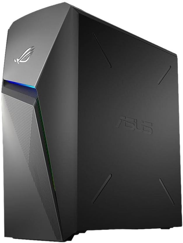 ASUS ROG Strix GL10DH Gaming Desktop PC, AMD Ryzen 5 3400G, GeForce GTX 1650, 8GB DDR4 RAM, 512GB PCIe SSD, Wi-Fi 5, Windows 10 Home, GL10DH-PH552