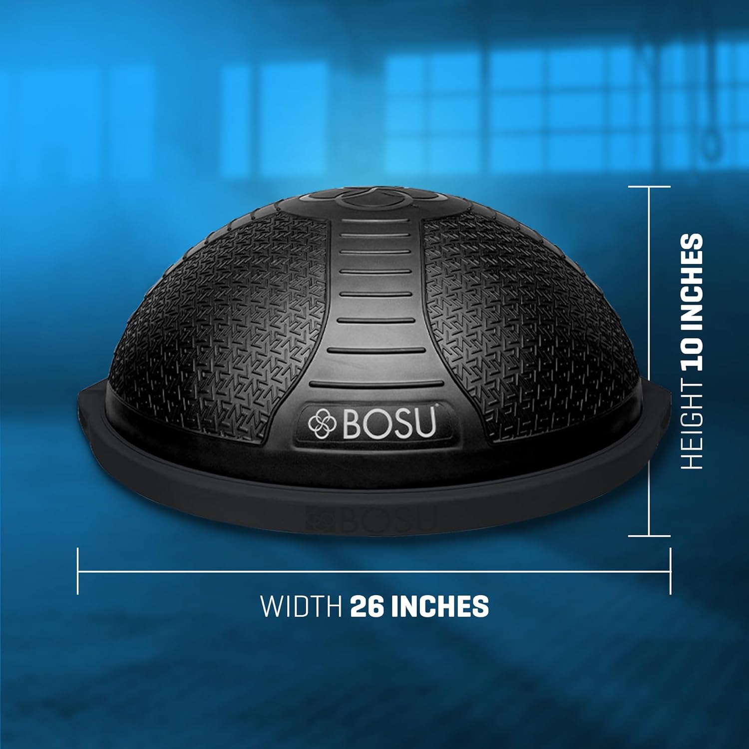 Bosu Pro NexGen 25IN Home Fitness Exercise Gym Balance Trainer with Pump