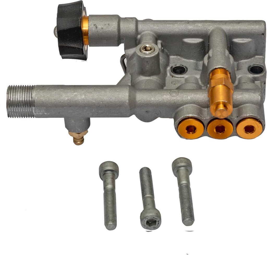Simpson Cleaning 7113804 Manifold Replacement Kit for OEM Technologies 510028 and 510030 Axial Cam Pressure Washer Pump, Silver
