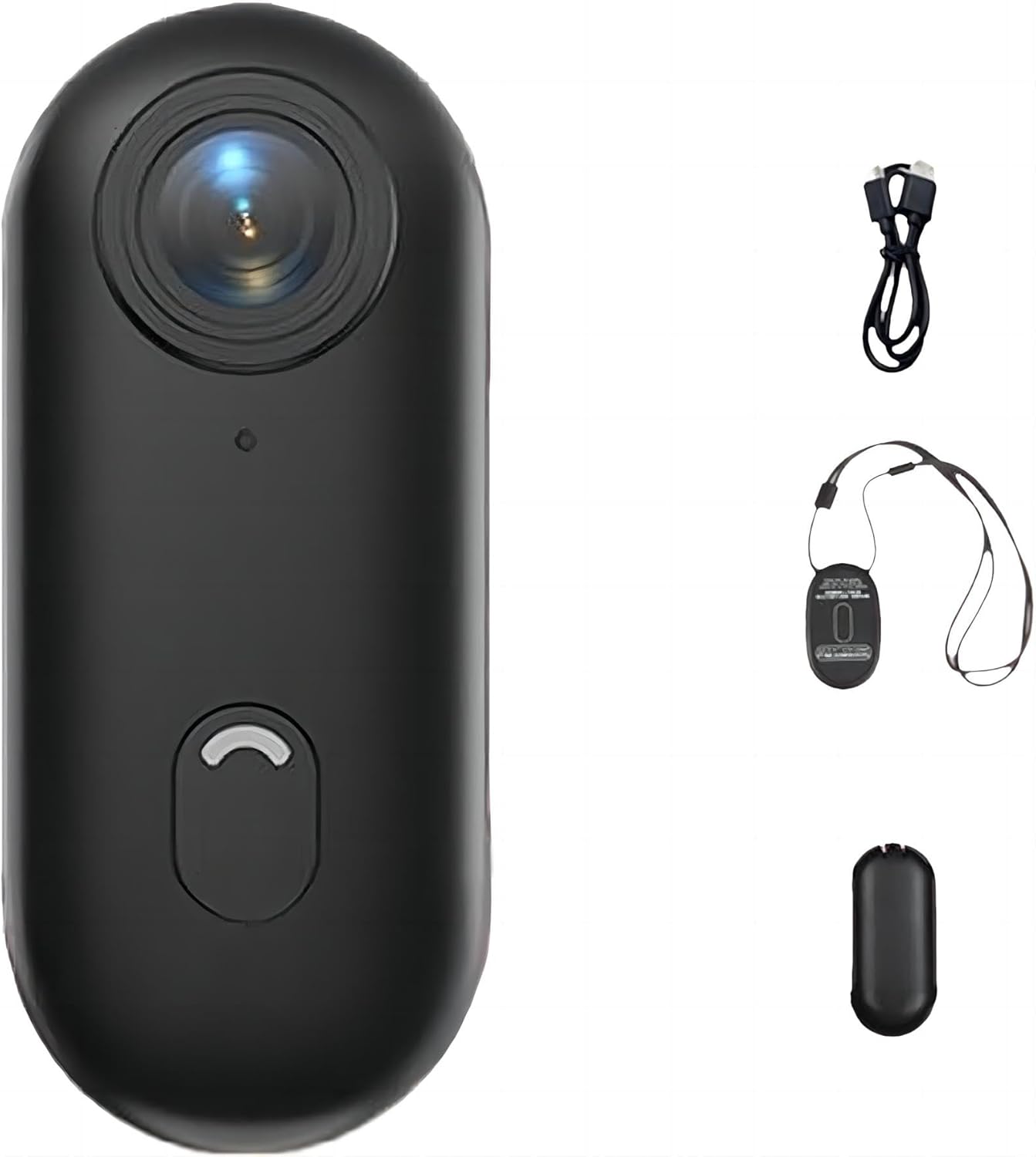 Deedlite Visus Cam Mini 4k POV Camera, 4S Vision WiFi Body Camera with 150Min Battery, Thumb-Sized Wearable Camcorder, Waterproof Helmet Cam for Motorcycle/Cycling/Vlogging, Hands-Free Recording