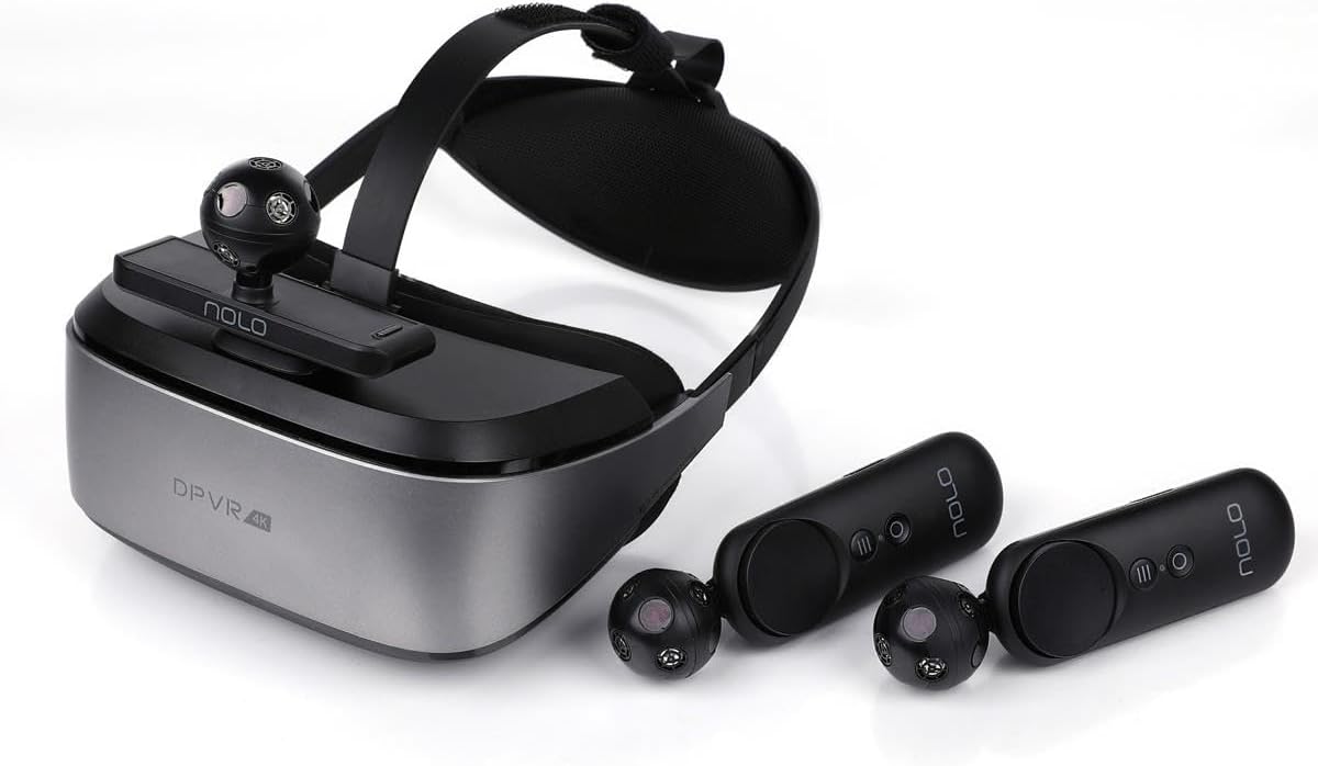 DPVR E3 4K Gaming Combo with E3 4K VR Gaming Headset and NOLO Controller