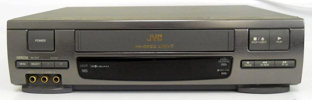 JVC 4 Head Vcr+ VCR with Remote (Renewed)