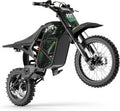 RM7 Electric Dirt Bike for Adults & Teens, 2200W Peak Ebike, 48V 22.5Ah, 37 MPH, 45 Miles, 14"/12" Tire Off-Road Electric Motorcycle, Dual Hydraulic Brakes, Fit Age 13+