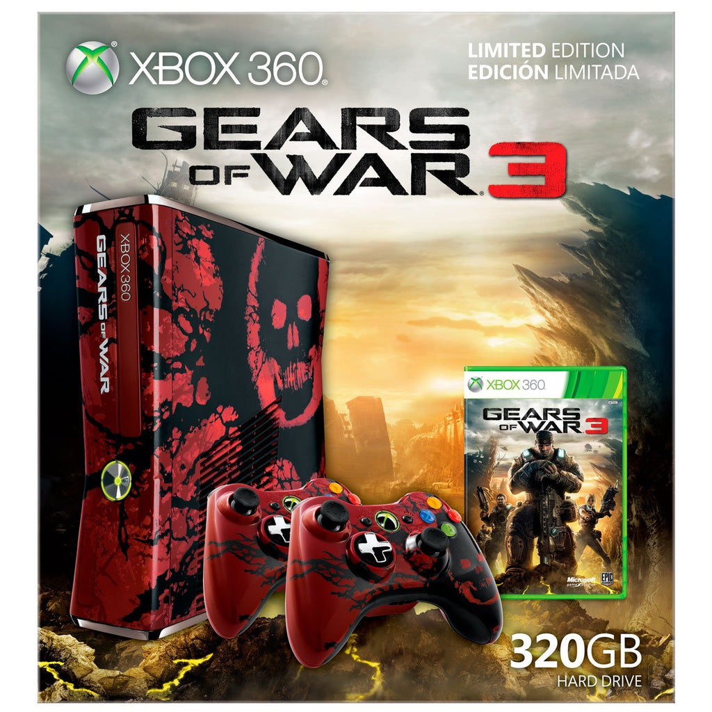Xbox 360 Gears of War 3 Limited Edition Console Bundle (Renewed)