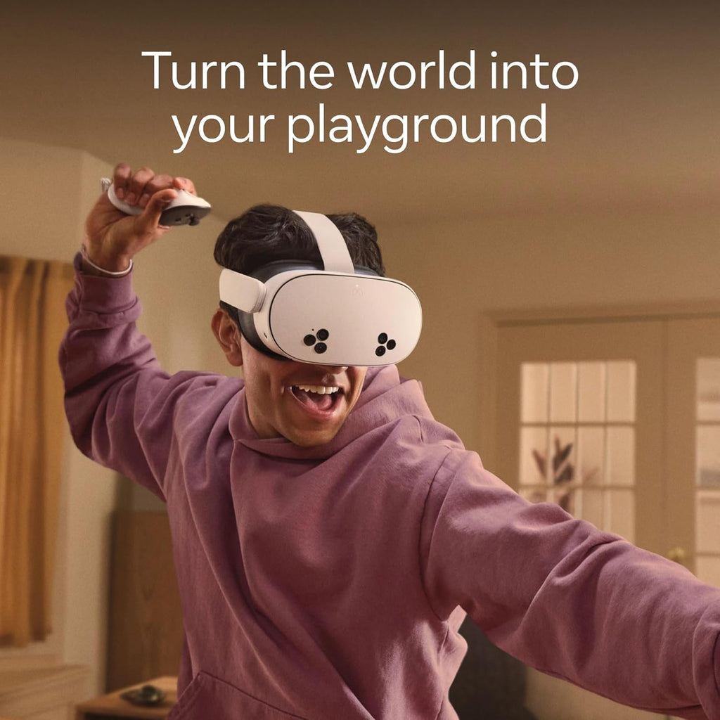 Meta Quest 3S 256GB — Dive into Mixed Reality — Unreal Experiences — All-in-One Headset (Renewed Premium)