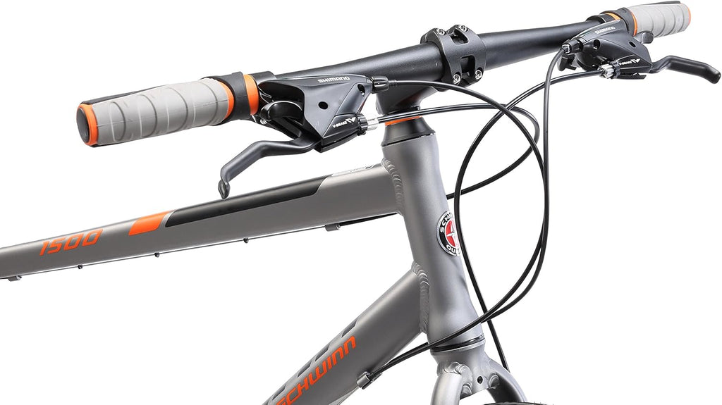 Schwinn Phocus 1.6 Disc Road Bike, 700c Bike for Men and Women, 16-Speed Road Bicycle, Lightweight Aluminum Frame, Alloy Carbon Fork, Disc Brakes, Aerodynamic Riding Position, Bikes for Adults