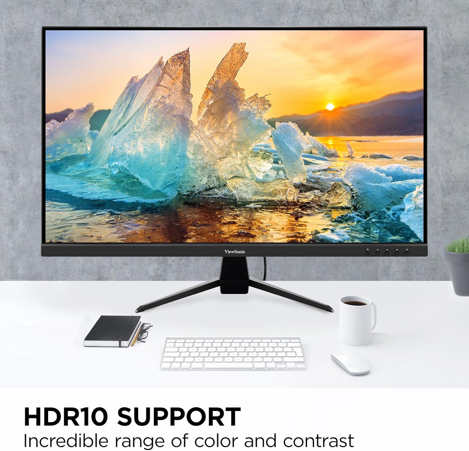 ViewSonic VX3267U-2K 32" 1440p IPS Monitor with 65W USB C, HDR10 Content Support, HDMI, and DP (Renewed)