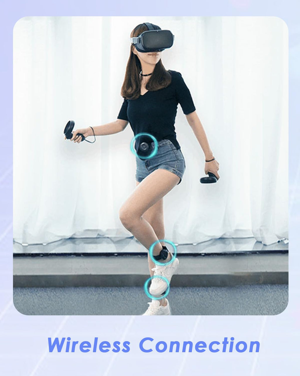 KAT vr trackers, Set of 3 Sensors .Immersive VR Experience .Enhanced Motion Tracking Compatibility with Easy Installation, Reliable Performance .Ideal for Gaming and Virtual Reality Adventures