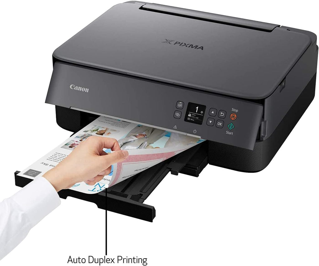 Canon PIXMA TS6420a All-in-One Wireless Color Printer with Print, Scan, Copy, Photo Print & Mobile Functions Bundle with DGE USB Cable + Print Like A Pro Guidebook Kit