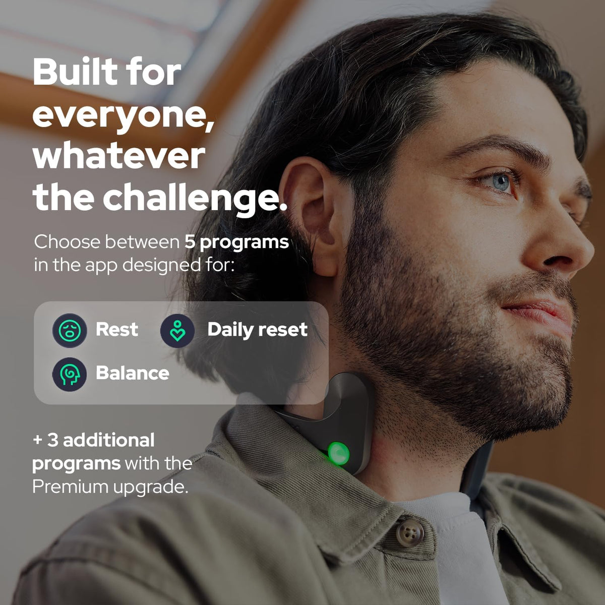 Pulsetto Lite (V1) Wellness Wearable – Relaxation & Daily Wellness Support Device