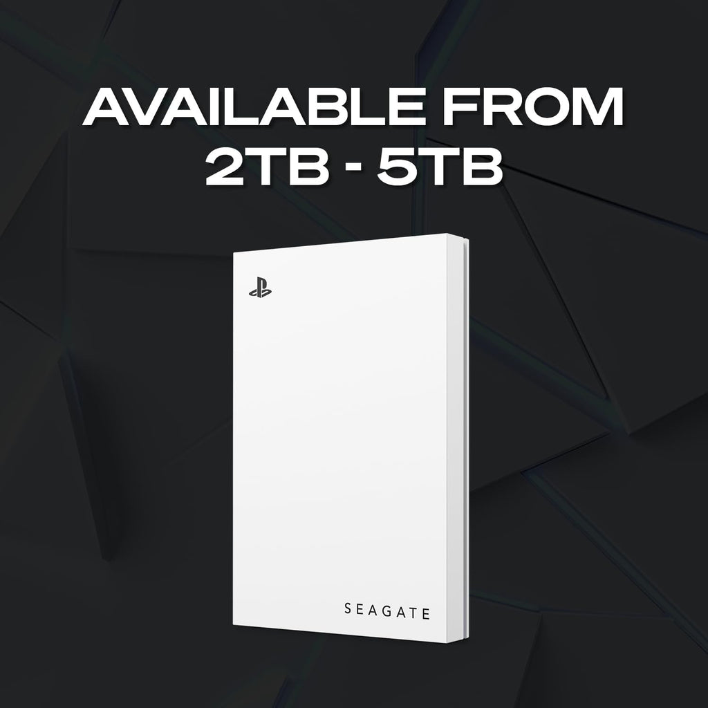 Seagate Game Drive for PlayStation® Consoles 5 TB External Hard Drive - USB 3.2 Gen 1, Officially-License (STLV5000100)