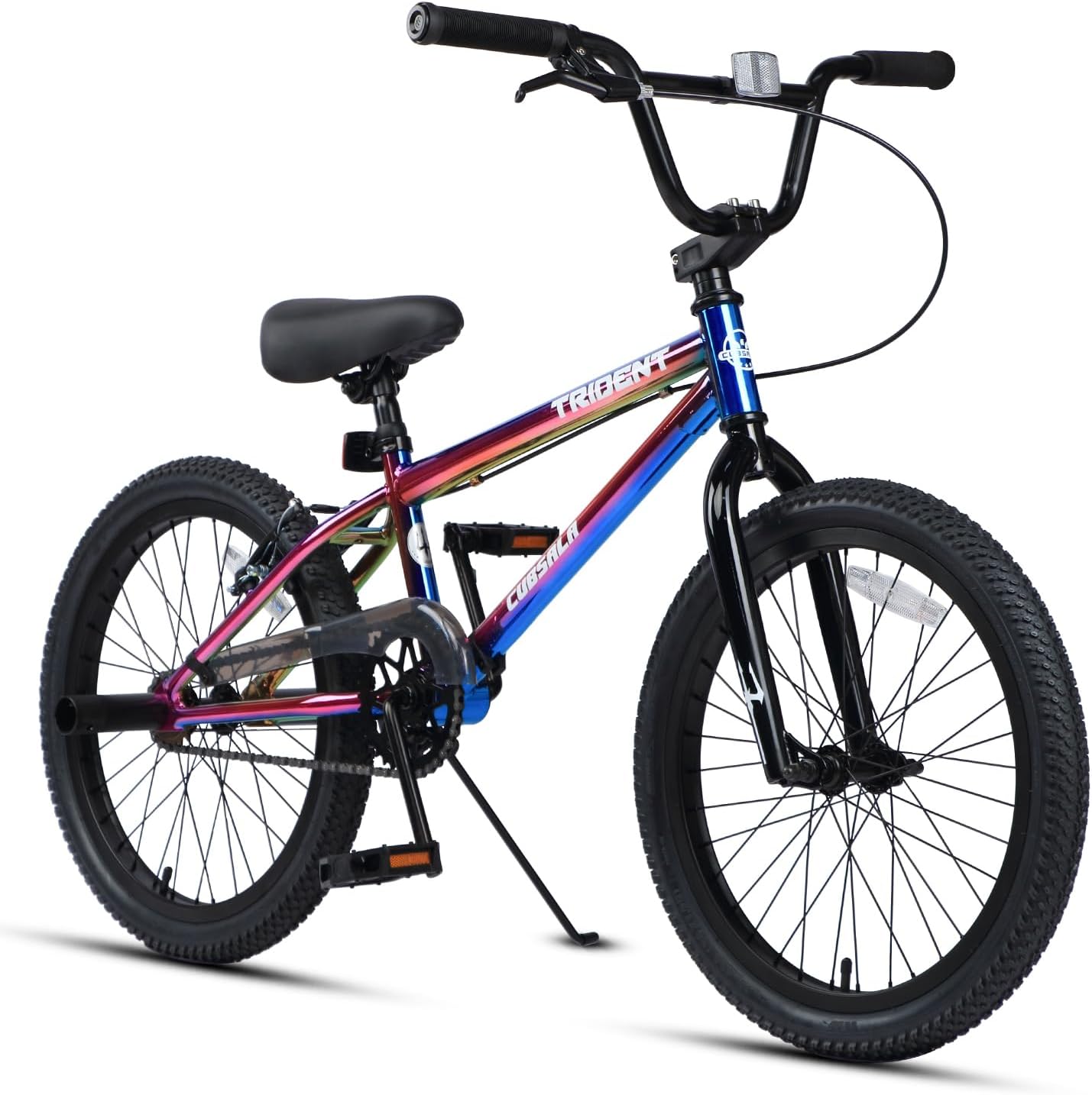 cubsala 20 24 26 Inch BMX Race Bike Trident Bicycles Beginner-Level to Advanced Riders with 2 Pegs, Multiple Colors