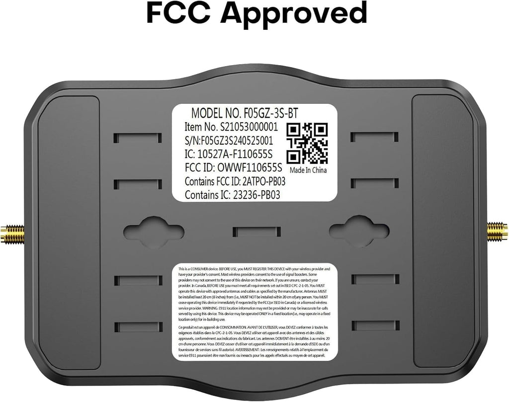 ZORIDA Cell Phone Booster for All U.S Carriers, Boosts 5G 4G LTE 3G, Cell Phone Signal Booster for Home and Office, 72dB High Gain Antennas, Verizon, AT&T, T-Mobile, App Support FCC Approved