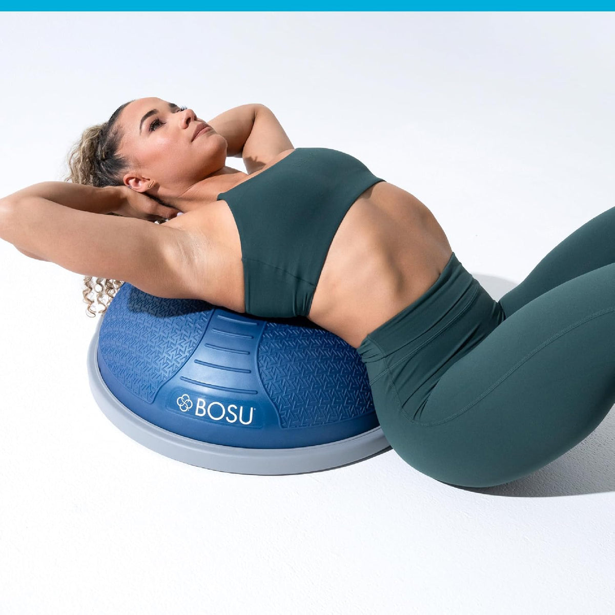 Bosu Pro NexGen 25IN Home Fitness Exercise Gym Balance Trainer with Pump