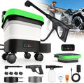 Upgrade Cordless Pressure Washer,Portable Pressure Washers with 3.5Gal Tank,7 Adiustable Handheld Portable Pressure Washers with 6-in-1 Nozzle,Max 550PSl,16.7FT Hose, 5x4000mAh Portable Power Washer